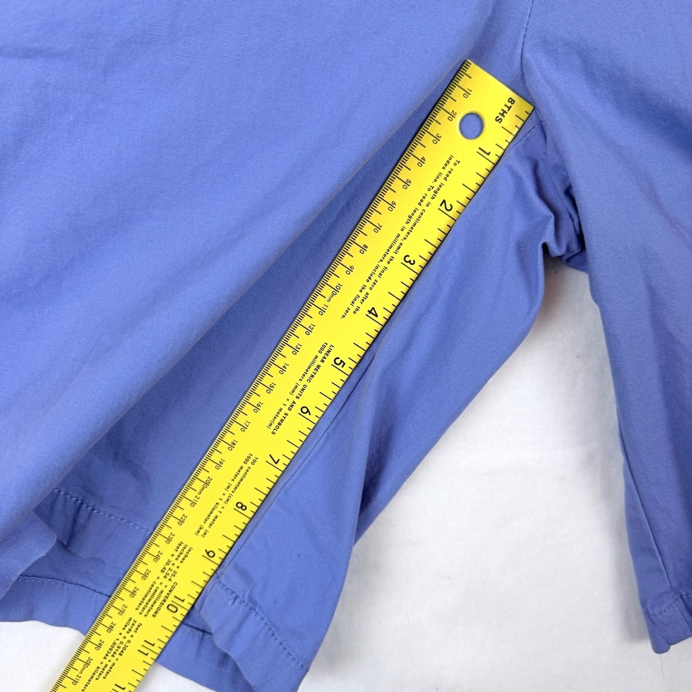 J Crew Bermuda Shorts Women 0 Blue 9" Chino Cotton Stretch Preppy Coastal Casual - Picture 5 of 9